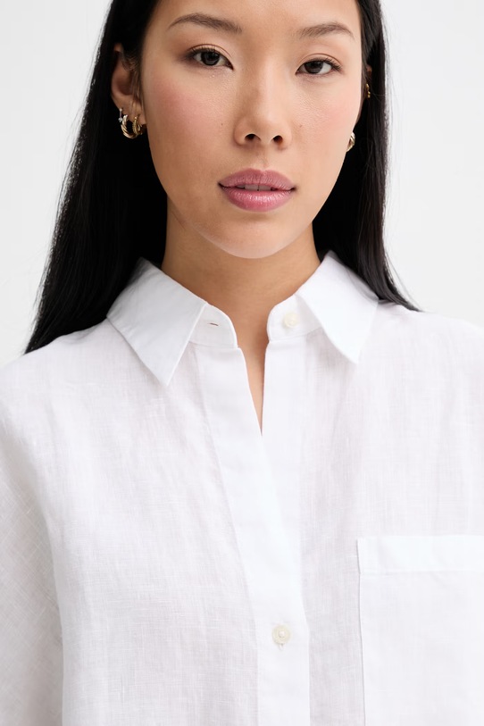 Marc O'Polo koszula damska lniana biały 5000014059