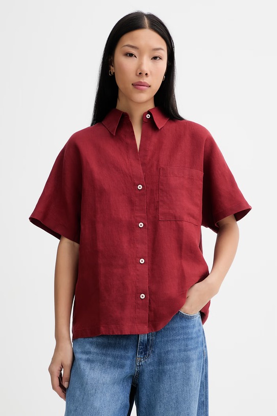 Marc O'Polo ing női vászon burgundia 5000014059