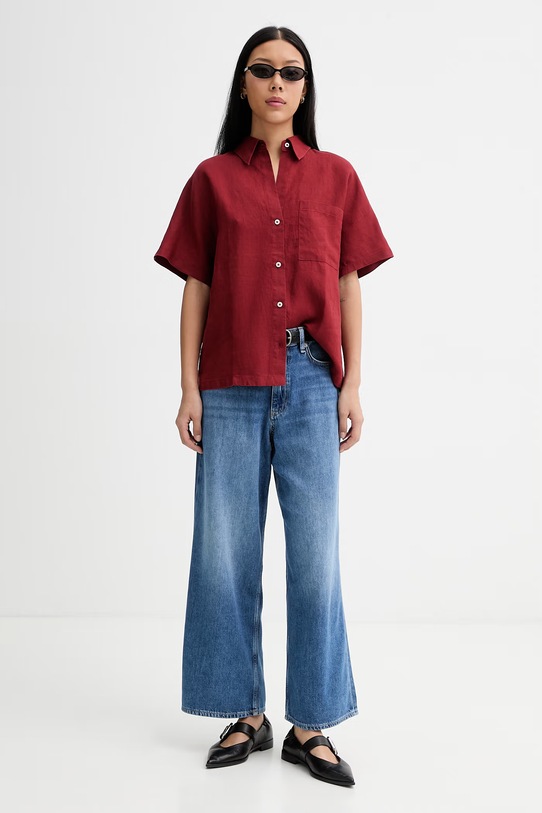 Marc O'Polo ing női vászon 5000014059 burgundia ZS26