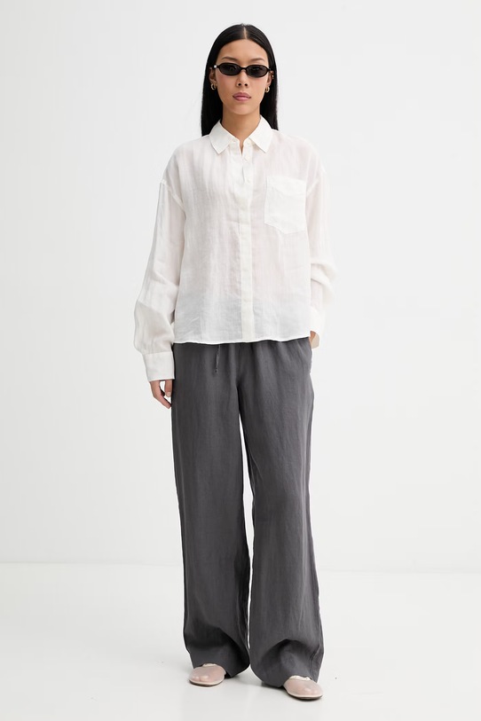 Marc O'Polo košeľa dámska 5000014079 béžová ZS26