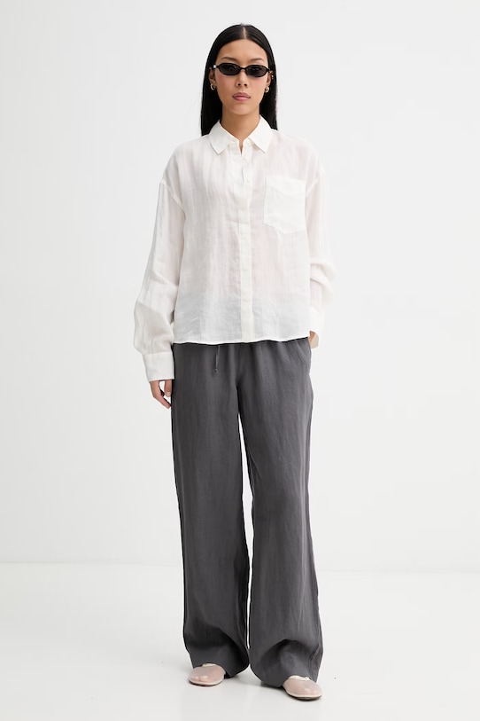 Marc O'Polo košeľa dámska 5000014079 béžová ZS26