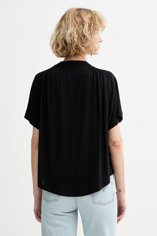 Oblečenie Marc O'Polo košeľa dámska s viskózou 5000014087 čierna