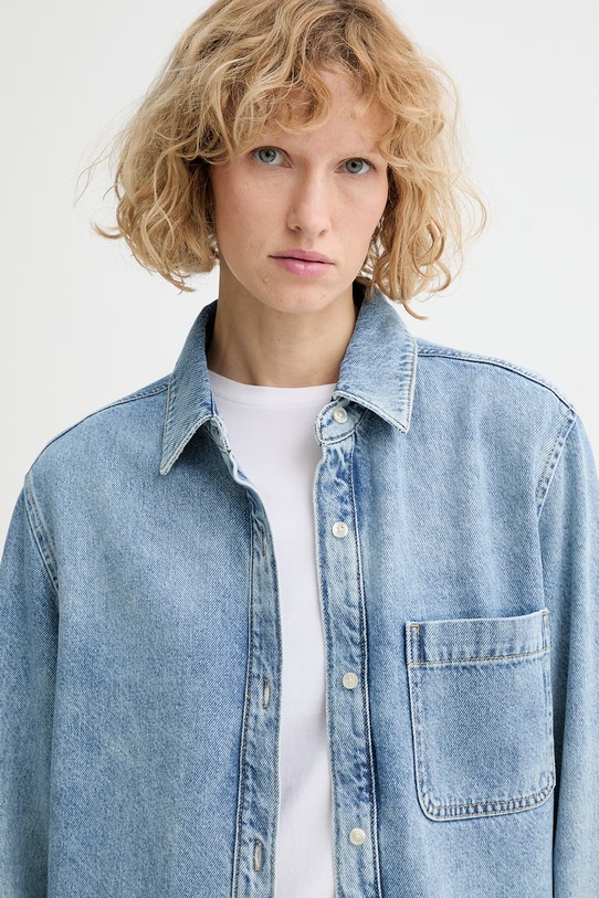 Marc O'Polo koszula damska jeansowa niebieski 5000014170