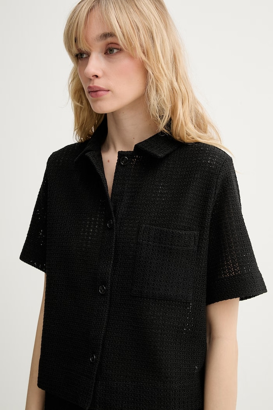 Marc O'Polo koszula damska bawełniana czarny 5000014512