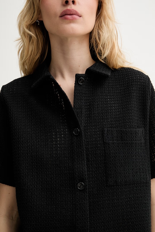 Marc O'Polo koszula damska bawełniana 5000014512 czarny