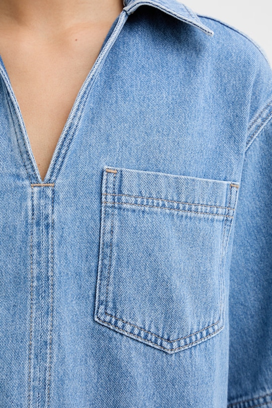 Marc O'Polo bluzka damska jeansowa 5000009805 niebieski