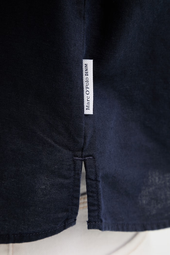 Marc O'Polo safari košile dámská se lnem 5000009839 námořnická modř