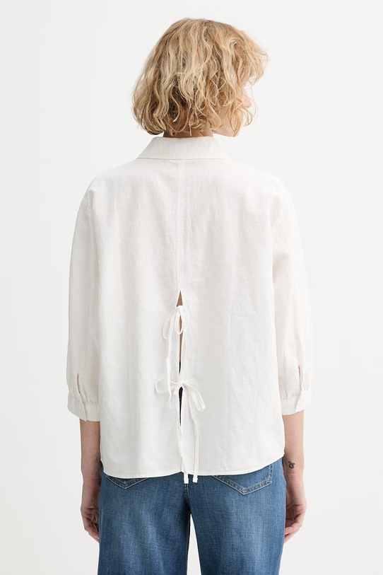 Odzież Marc O'Polo koszula damska z lnem 5000009841 beżowy