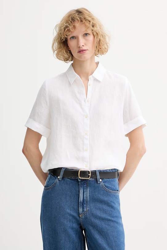 Marc O'Polo koszula safari damska lniana biały 5000014553