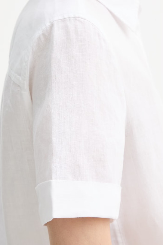 Marc O'Polo koszula safari damska lniana 5000014553 biały