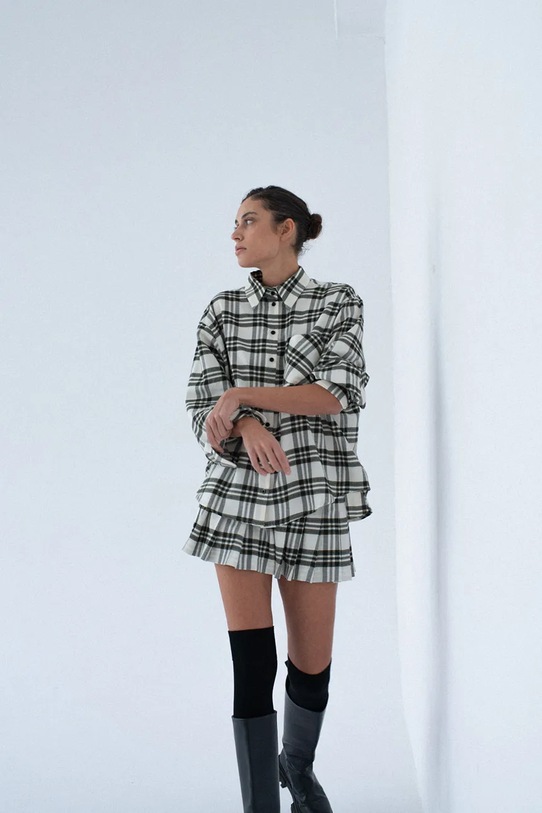 Muuv. női pamut ing NUE koszula.NUE bézs