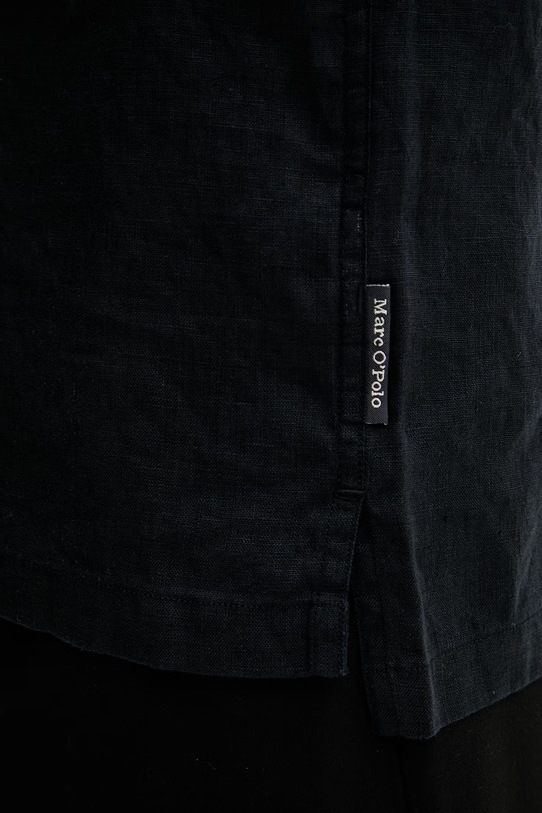 Marc O'Polo koszula męska lniana 5000013939 czarny