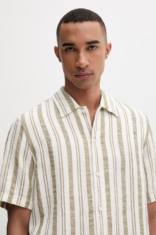 Marc O'Polo férfi lenvászon ing zöld 5000013940