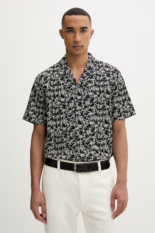 Marc O'Polo koszula męska bawełniana szary 5000013941