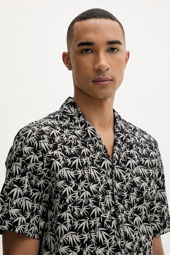 Marc O'Polo koszula męska bawełniana szary 5000013941