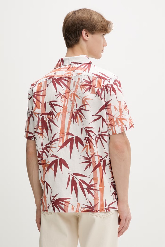 Odzież Marc O'Polo koszula męska z dodatkiem lnu 5000013943 biały