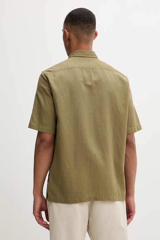 Odzież Marc O'Polo koszula męska z lyocellu 5000013948 zielony