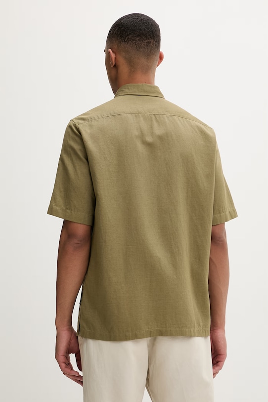 Odzież Marc O'Polo koszula męska z lyocellu 5000013948 zielony