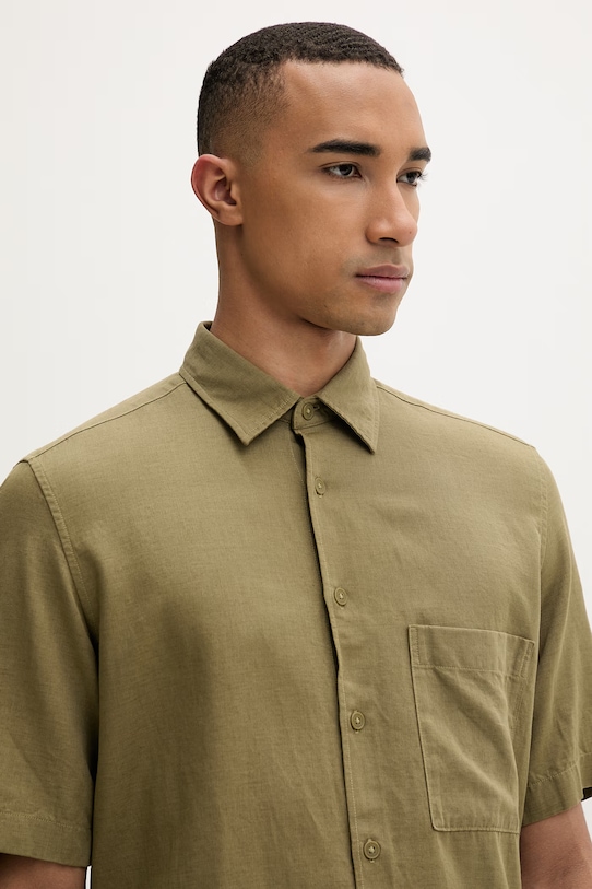 Marc O'Polo koszula męska z lyocellu zielony 5000013948