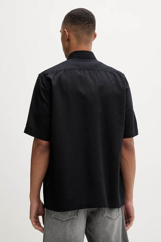 Odzież Marc O'Polo koszula męska z lyocellem 5000013948 czarny