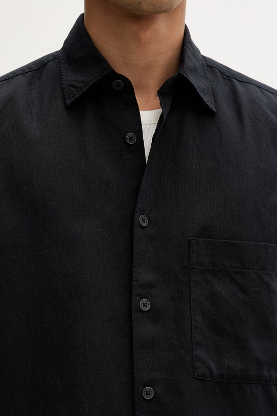 Marc O'Polo koszula męska z lyocellem 5000013948 czarny