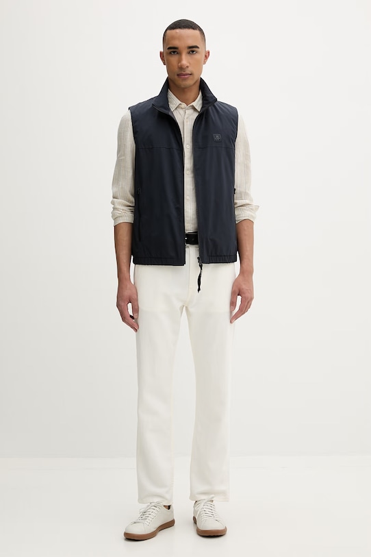 Marc O'Polo koszula męska lniana 5000013950 beżowy ZS26