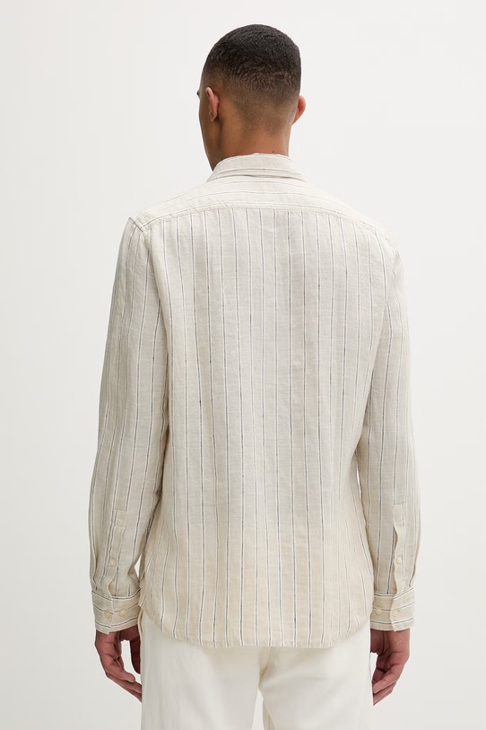 Odzież Marc O'Polo koszula męska lniana 5000013950 beżowy