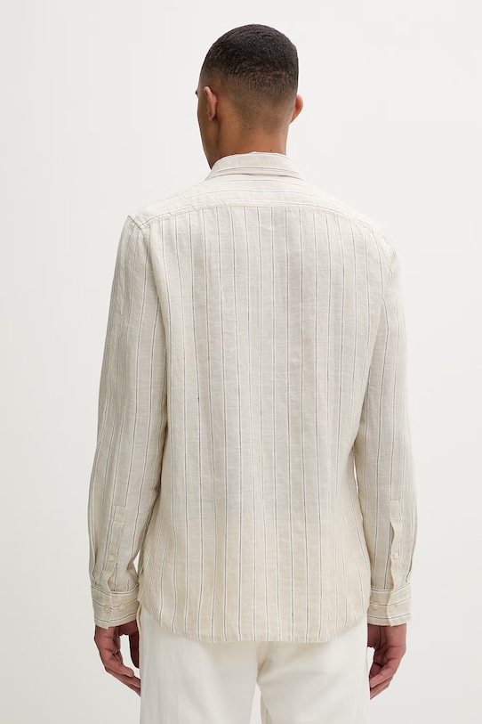 Odzież Marc O'Polo koszula męska lniana 5000013950 beżowy