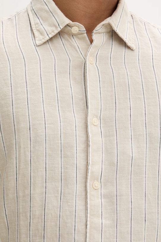 Marc O'Polo koszula męska lniana 5000013950 beżowy