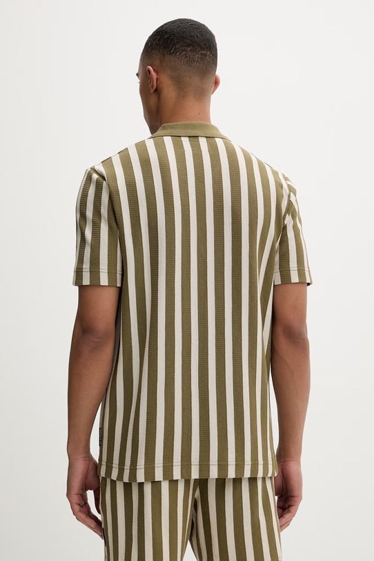 Odzież Marc O'Polo koszula męska bawełniana 5000013977 zielony