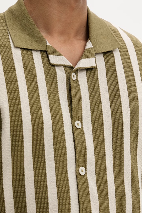 Marc O'Polo koszula męska bawełniana 5000013977 zielony