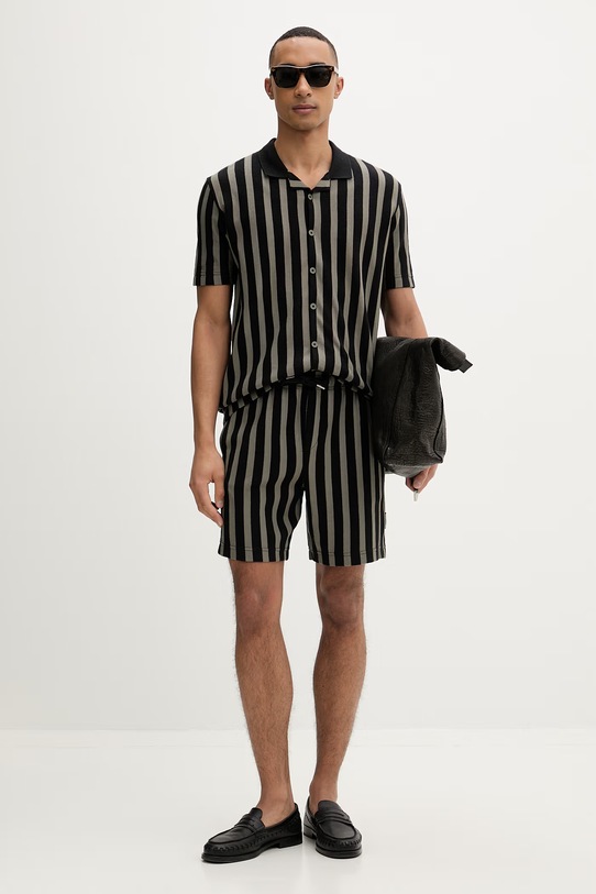 Marc O'Polo koszula męska bawełniana 5000013977 czarny ZS26