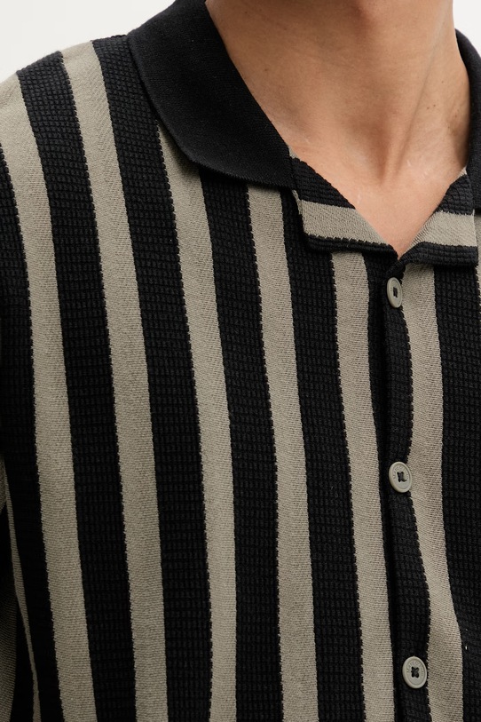 Marc O'Polo koszula męska bawełniana 5000013977 czarny