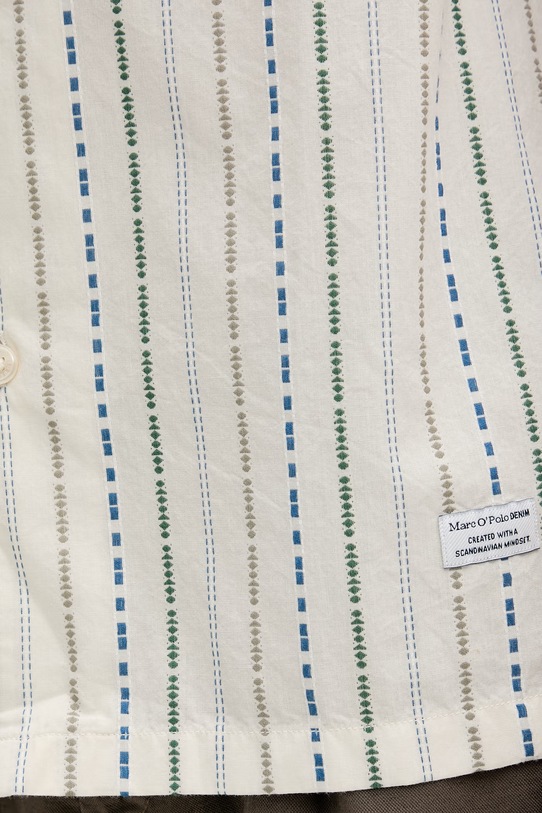 Marc O'Polo koszula męska bawełniana 5000010085 beżowy