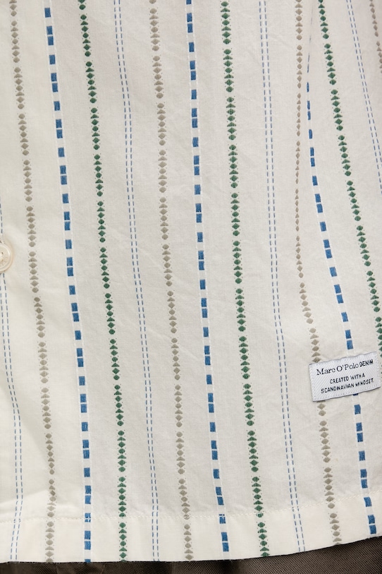 Marc O'Polo koszula męska bawełniana 5000010085 beżowy