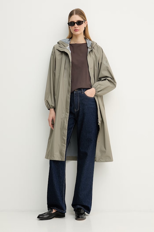 Save The Duck kurtka przeciwdeszczowa damska SHOWER C42264W.LITE22 szary ZS26