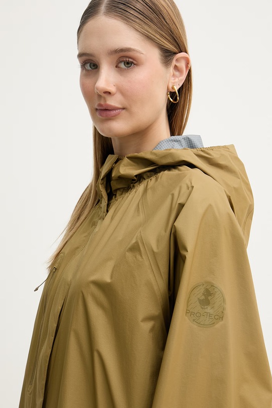 Save The Duck kurtka przeciwdeszczowa damska SHOWER zielony C42264W.LITE22