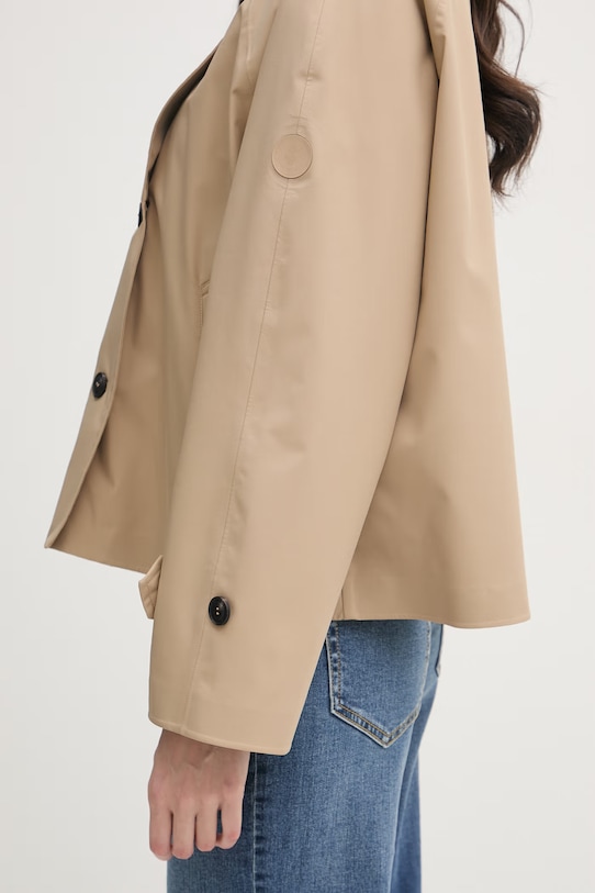 Save The Duck krótki trencz damski GARBO D32665W.GRIN22 beżowy