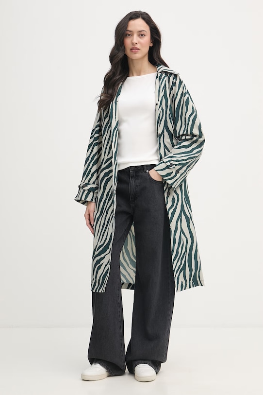 Save The Duck trencz damski DANIELLE D42697W.SOBY22 zielony ZS26