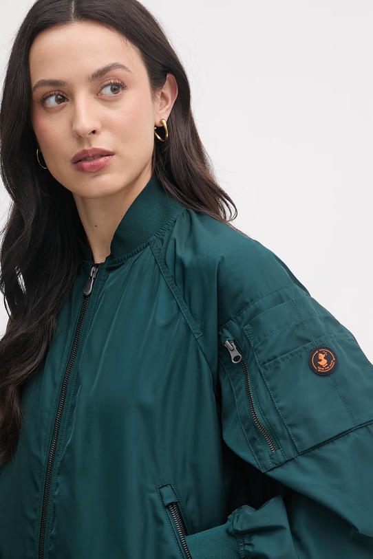 Save The Duck bomberka damska LIL zielony D32105W.TWIL22