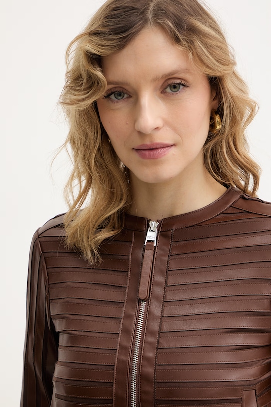 Silvian Heach rövid kabát EVAS GPP26079GB barna