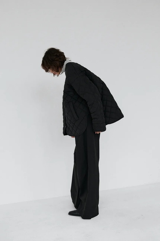 Odzież Muuv kurtka przejściowa damska MAR pik.kurtka.oversize.MAR czarny