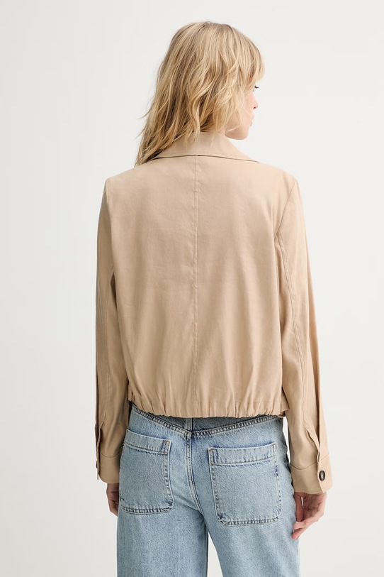 Одяг Marc O'Polo куртка жіноча з льоном 5000014051 бежевий