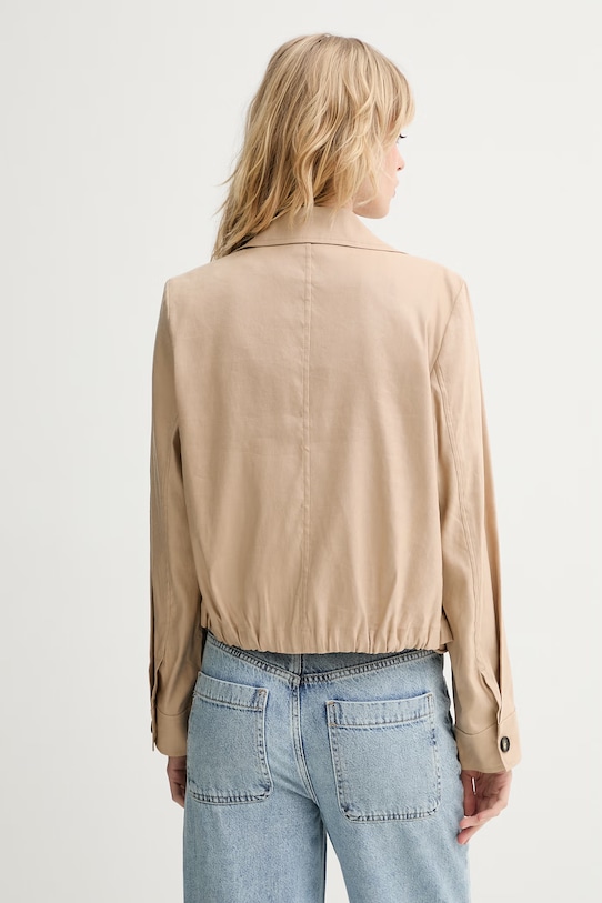 Одяг Marc O'Polo куртка жіноча з льоном 5000014051 бежевий