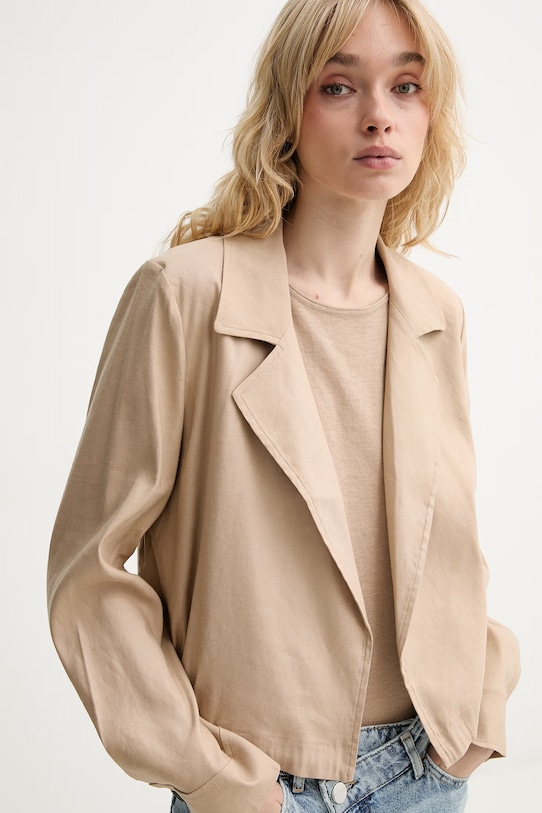 Marc O'Polo куртка жіноча з льоном бежевий 5000014051