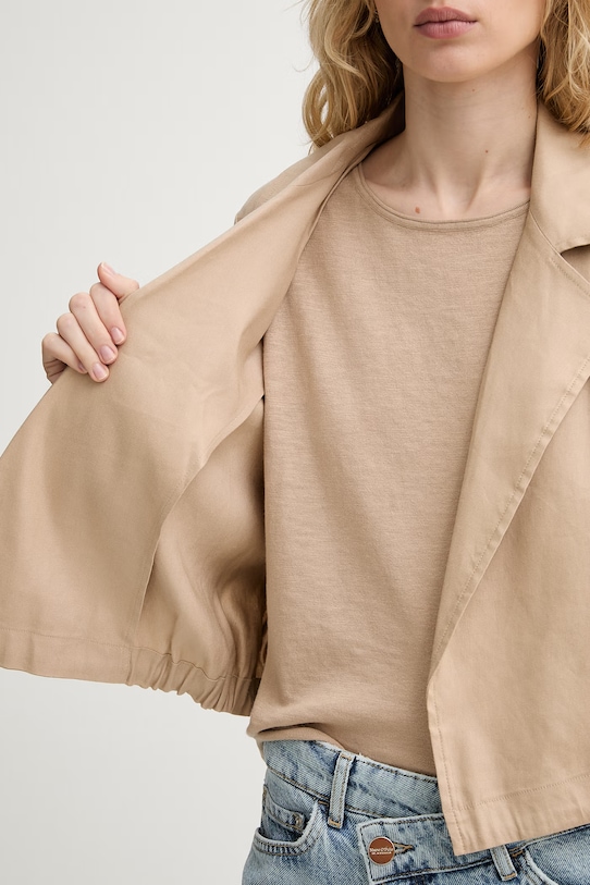 Marc O'Polo куртка жіноча з льоном 5000014051 бежевий