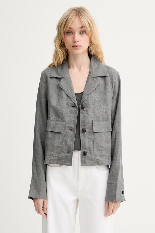 Marc O'Polo koszula damska lniana szary 5000014941