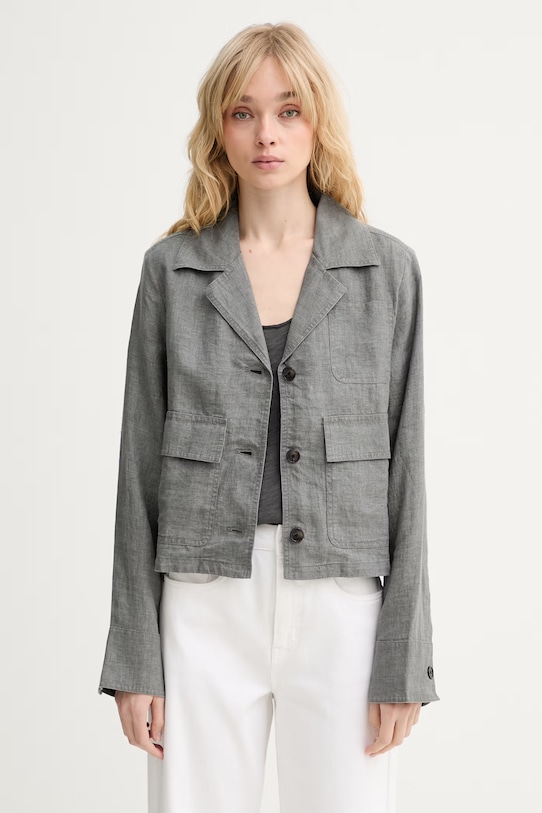 Marc O'Polo koszula damska lniana szary 5000014941