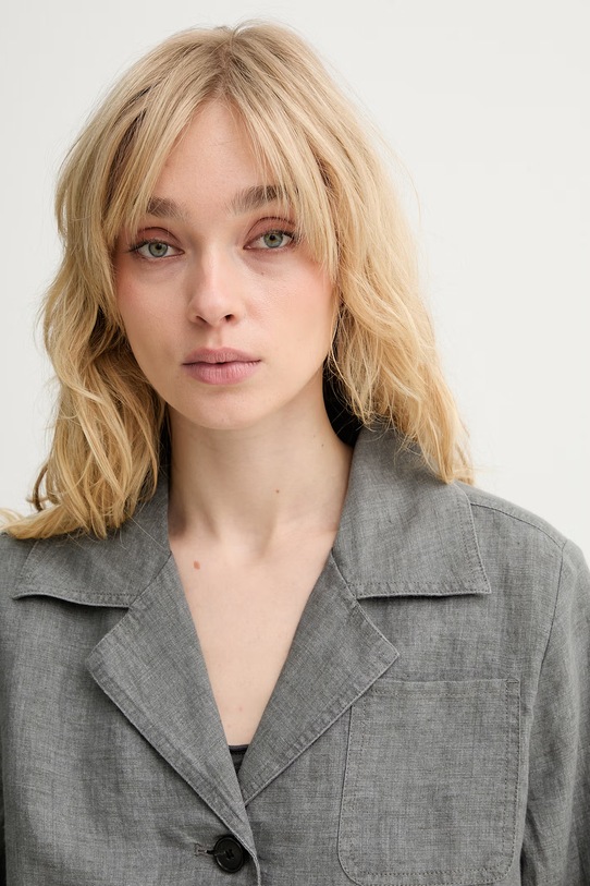 Marc O'Polo koszula damska lniana szary 5000014941