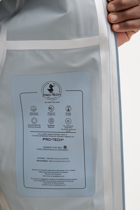 Save The Duck kurtka ZACK niebieski C32689M.EPIK22